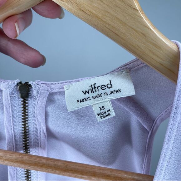 Wilfred Lavender Sleeveless A-Line Top Size XS - Picture 3 of 5